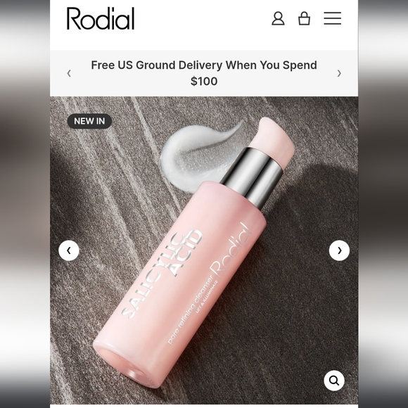 🔴 Rodial Pore-Refining Salicylic Acid Facial Cleanser Wash Travel-Size Tube - Picture 3 of 12